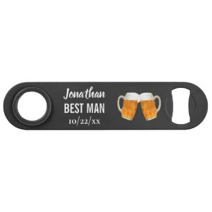 Wedding Best Man Bachelor Party Favour Beer Cheers