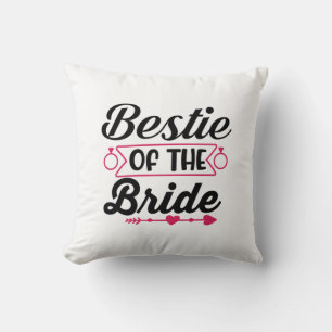 Wedding Bestie Of The Bride Cushion