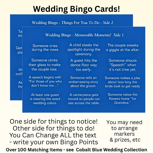 Wedding BINGO!  Game for Guests Card (Creator Uploaded)