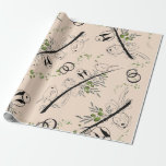 Wedding Birds Wrapping Paper<br><div class="desc">Wedding Birds Wrapping Paper</div>