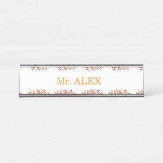 Wedding Birthday Baby Shower INVITATION CARD Desk Name Plate