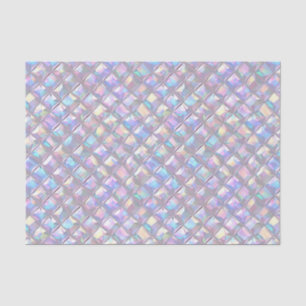 Wedding Birthday Decoupage Iridescent Geometric 3 Tissue Paper