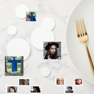 Wedding Birthday Party Custom Photos Logo Art Confetti