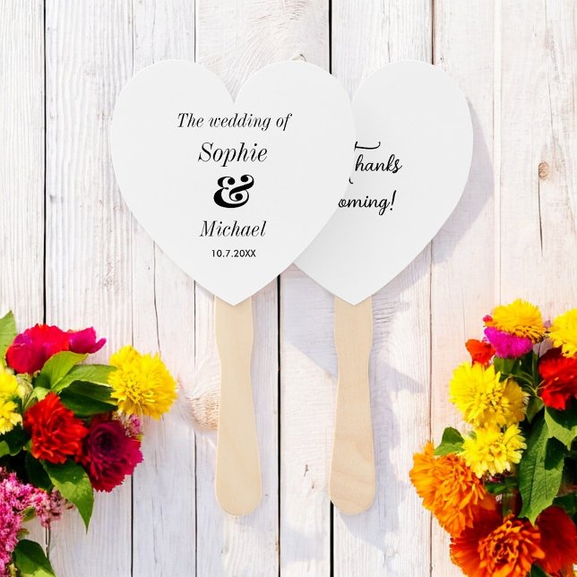 Wedding Black White Ceremony Fans (Creator Uploaded)