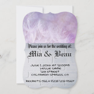 Wedding Blossoms Bridal Romantic Destiny's Destiny Invitation