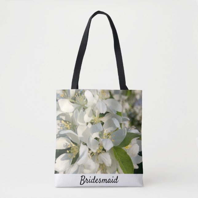 Wedding Blossoms Tote Bag (Front)