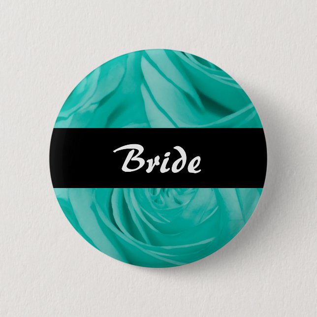 Wedding blue buttons & badges - customise (Front)
