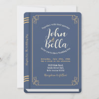 Wedding Book Library Theme Cover Chapter One