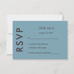 Wedding Botanical Vintage   Curated Floral Palette RSVP Card