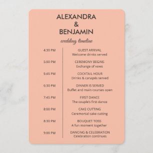 Wedding Botanical Vintage Elegant Wedding Program