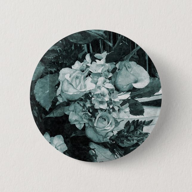 Wedding Bouquet 6 Cm Round Badge (Front)