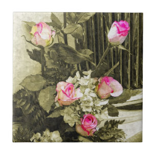 Wedding Bouquet Ceramic Tile