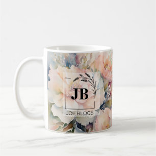 Wedding Bouquet Monogram Mug