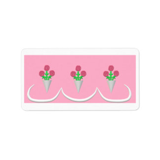 Wedding Bouquet Return Address Label