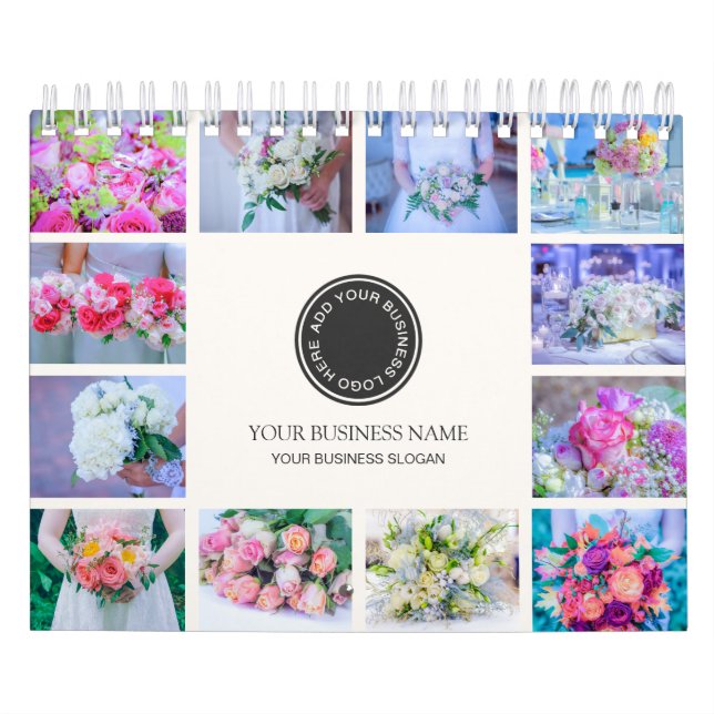 Wedding Bouquets & Flowers 2025 Business Calendar (Cover)