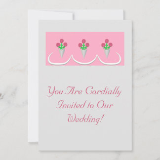 Wedding Bouquets Invitation