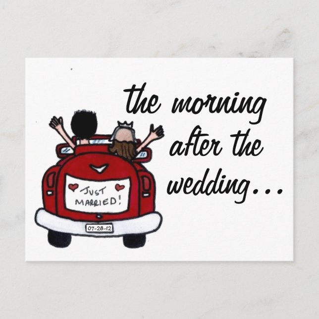 Wedding Breakfast Invite (Front)