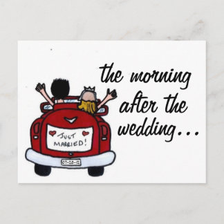 Wedding Breakfast Invite Post Cards