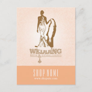 WEDDING Bridal & Evening Fashion - Postcard