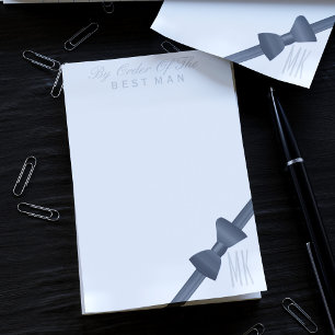 Wedding Bridal Party Best Man Post-it Notes