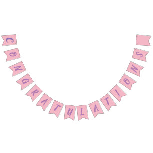 WEDDING/BRIDAL SHOWER BUNTING BANNER DECOR
