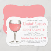 Wedding Bridal Shower Engagement Party Rosé Wine