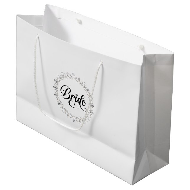 Wedding Bride Gift Bag (Front Angled)