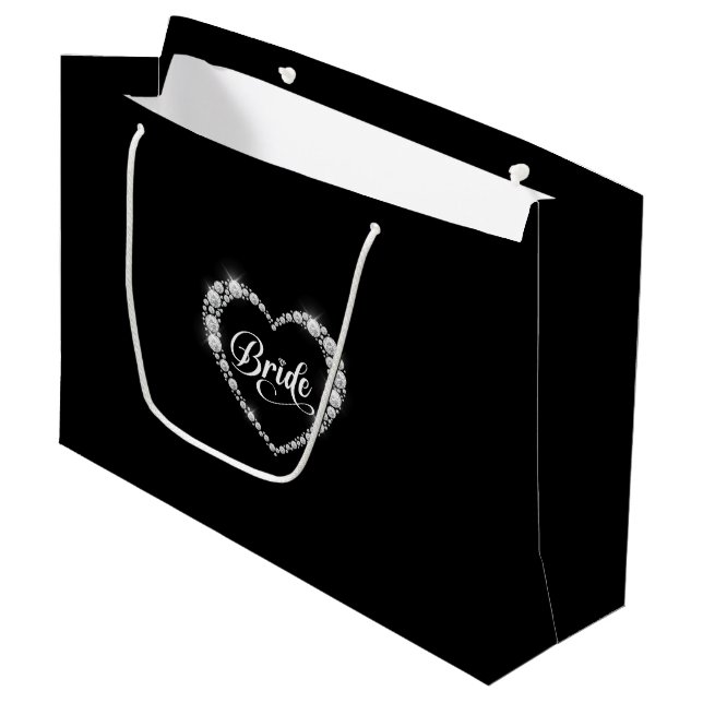 Wedding Bride Gift Bag (Front Angled)