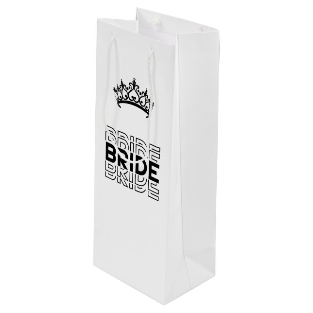Wedding Bride Gift Bag (Front Angled)