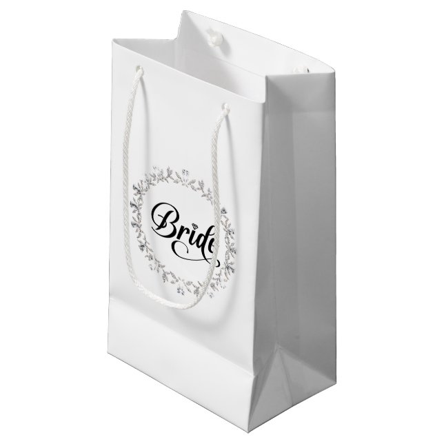 Wedding Bride Gift Bag (Front Angled)