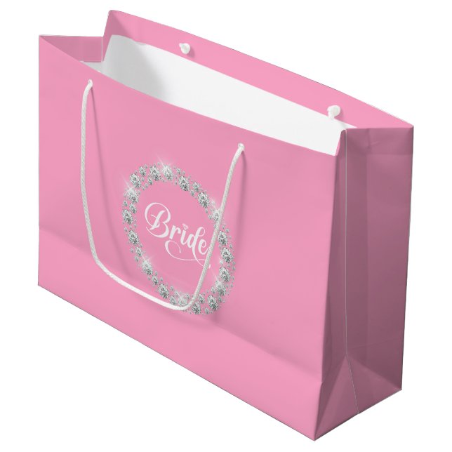 Wedding Bride Gift Bag (Front Angled)