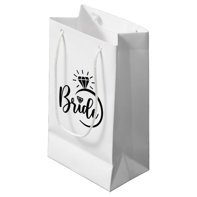 Wedding Bride Gift Bag (Front Angled)