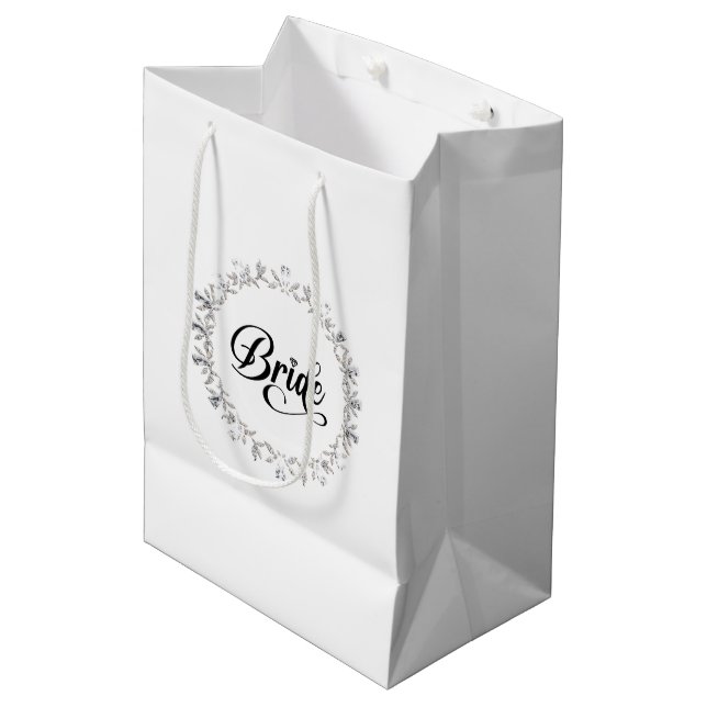 Wedding Bride Gift Bag (Front Angled)