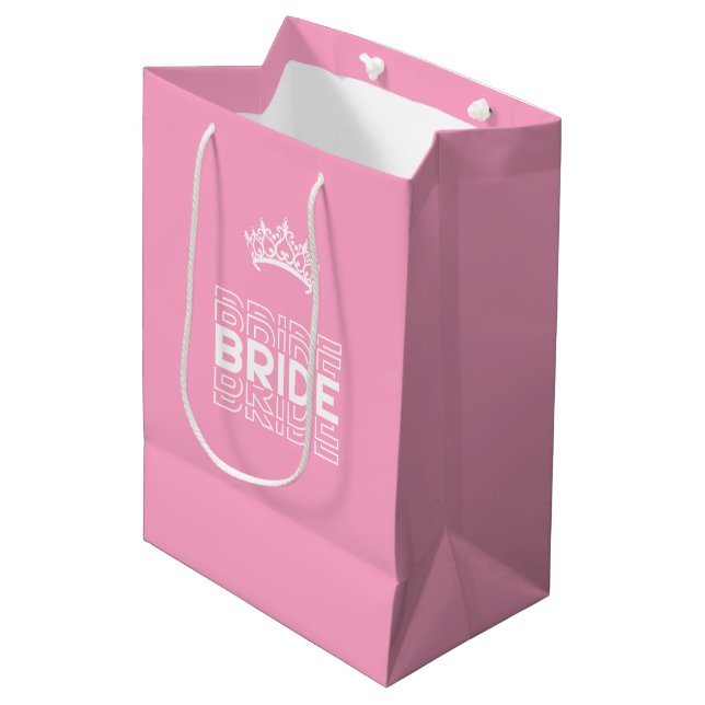 Wedding Bride Gift Bag (Front Angled)