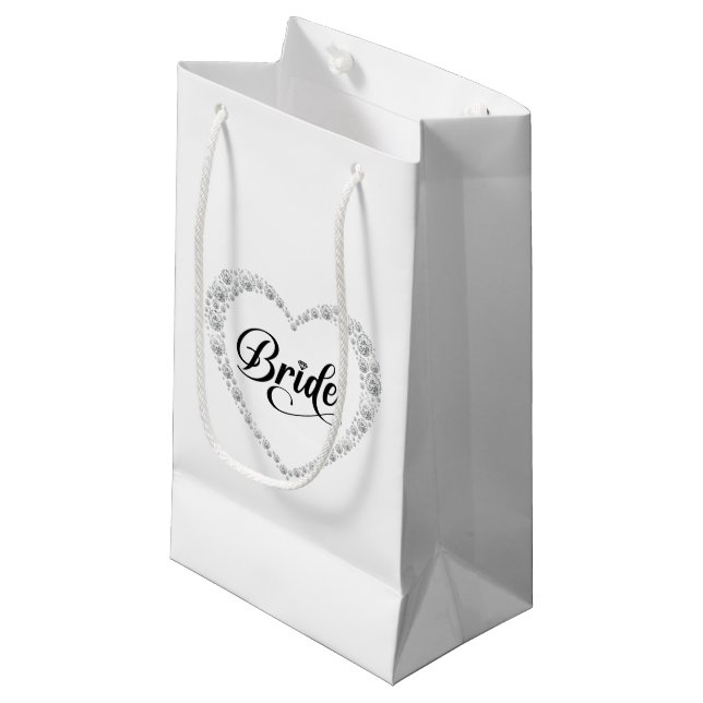 Wedding Bride Gift Bag (Front Angled)