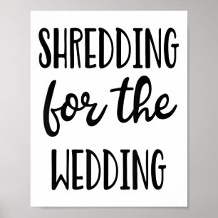 Wedding Bride Groom Gym Training Workout _1  Poster