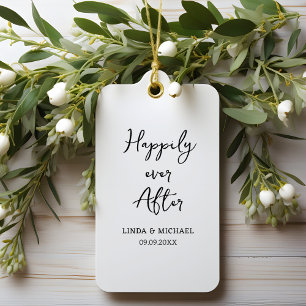 wedding, bride groom, happily ever after, ceramic ornament