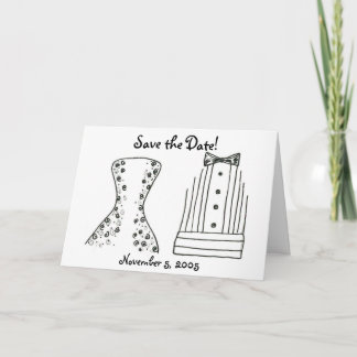 Wedding, Bride, Groom, Save the Date Announcement