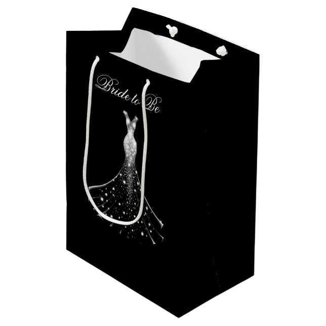 Wedding Bride to Be Gift Bag (Front Angled)