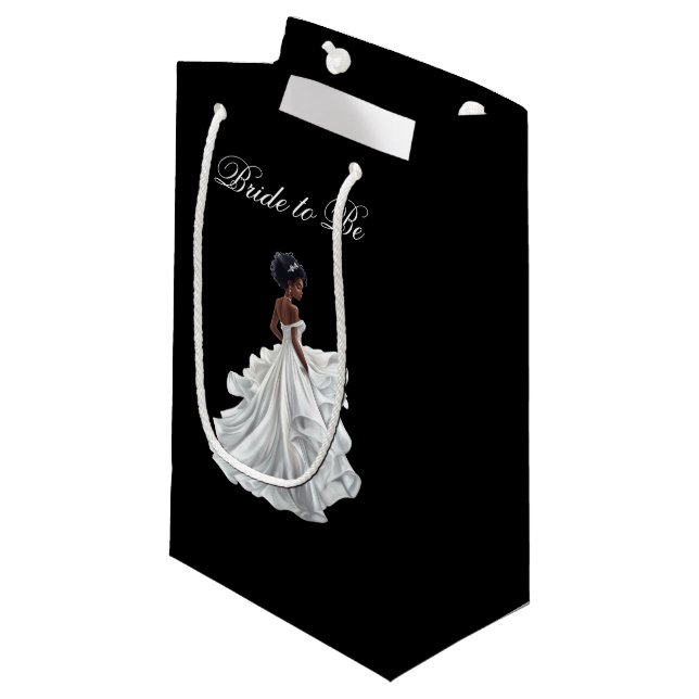 Wedding Bride to Be Gift Bag (Front Angled)