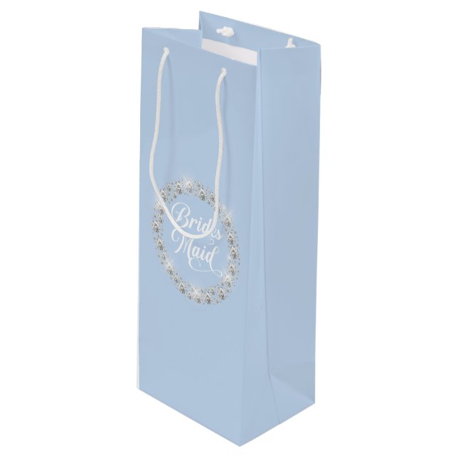 Wedding Bridesmaid Gift Bag (Front Angled)