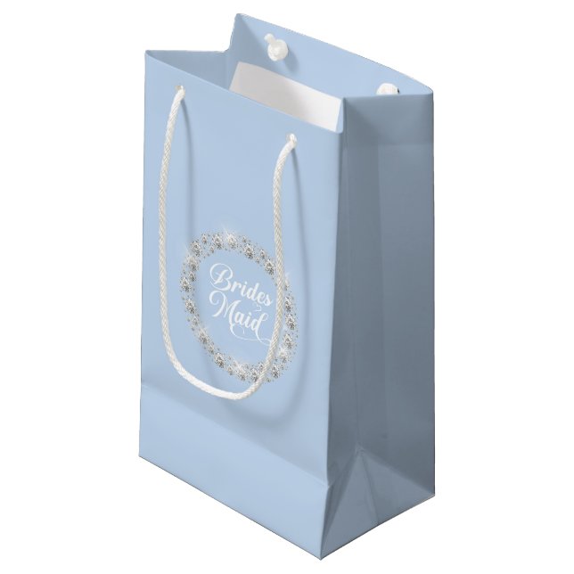 Wedding Bridesmaid Gift Bag (Front Angled)