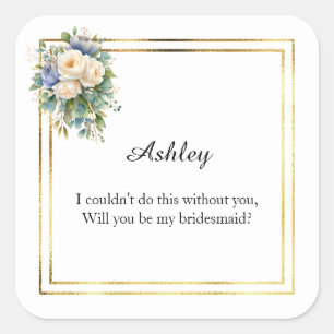 Wedding Bridesmaid Gift Stickers