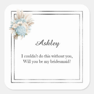 Wedding Bridesmaid Gift Stickers