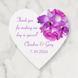Wedding Bridesmaids Groomsmen etc. Gift Favour Tag