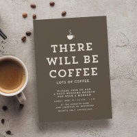 Wedding brunch fun simple brown neutral coffee