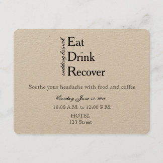 Wedding Brunch Invitation