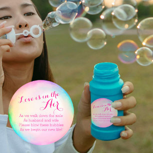 Wedding Bubble Bottle stickers