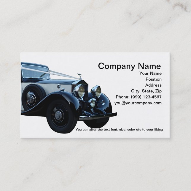 Wedding Business Card (Front)