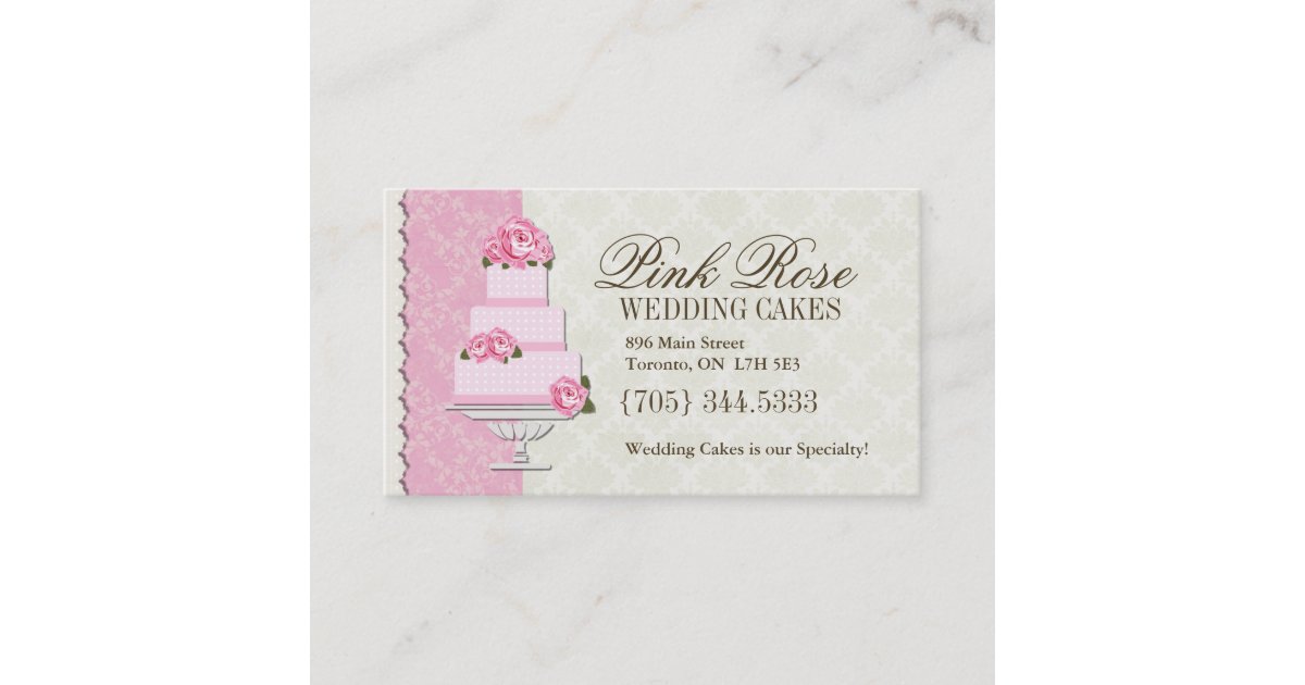  Wedding  Cake  Artist Business  Cards Zazzle com au